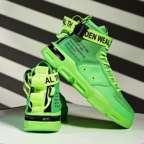 Platform High Top Trainers Sneakers 2021 for Men Hip Hop Casual Mens Shoes Autumn High Quality Trend Shoes Men zapatos hombre