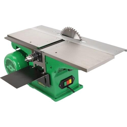 Multifunctional woodworking bench planer Machine tool electric planer table saw planing Wood planer Desktop three-in-one planer