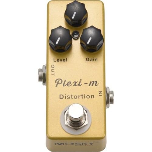 MOSKY Plexi-m Electric Guitar Distortion Effect Pedal Guitar Parts Full Metal Shell True Bypass