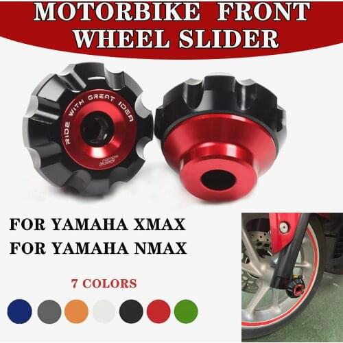 Motorcycle Accessories Front Fork Wheel Crash Slider Falling Protection For Yamaha XMAX 125 250 300 400 NMAX 155 125 BWS Aerox