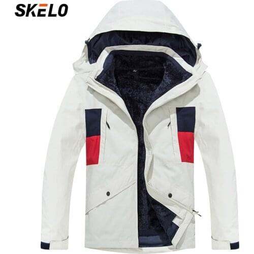 2020 Ski Jacket Mens Waterproof Hoodies For Snowboarding Jacket Warm Winter Snow Coat Fleece Mountain Ski-wear Snow Clothes