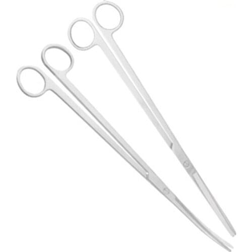 2PCS Fish Tank Scissor Aquarium Scissors Set Stainless Steel Waterweed Shears Aquatic Plants Tweezers Grass Maintenance Tools