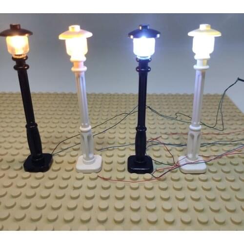 City Street View Light Sets Accessories Single Sale Building Blocks Toy For Children DIY Citys Friends Kids Education Gifts
