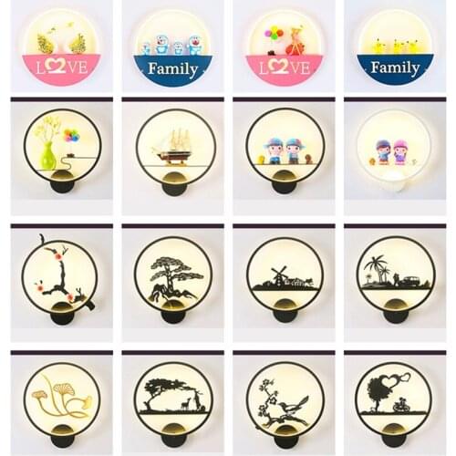 BROTHER Wall Lamps Contemporary Creative Artistic Figures LED Sconces Lights Indoor For Home Balcony