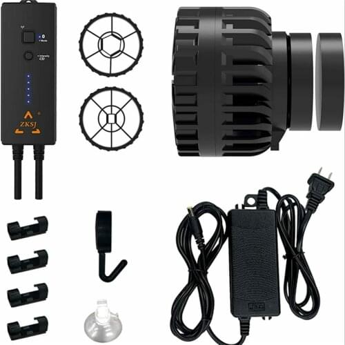 NEW ZKSJ Silm pro DC 12V/24V Wave Maker Seawater Saltwater Marine Coral Reef Nano mini Aquarium Fish Tank Wavemaker Flow Pump