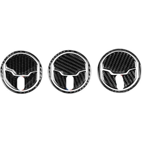 Fit for Ford Mustang 15-17 Carbon fiber central air conditioning air outlet panel cover Interior modification car accessories