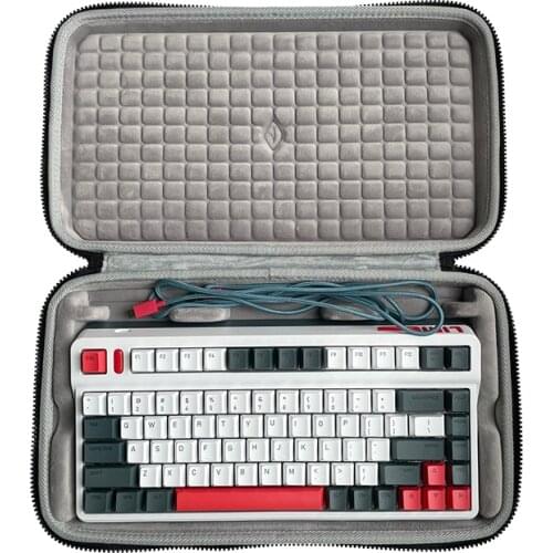 Portable Carrying Case for IQUNIX L80 A80 Tri-mode Wireless Mechanical Keyboard Storage Protection Hard Shell Bag Cover Box