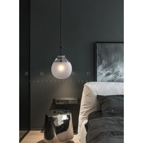 Postmodern Chinese modern oriental art bedroom bedside chandelier designer model room living room sofa chandelier