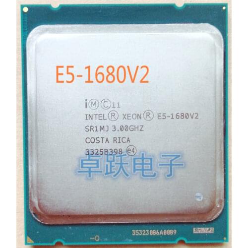E5-1680V2 Original Intel Xeon E5-1680 V2 3.0GHz 8-core 25MB SmartCache FCLGA2011 130W 22nm Processor free shipping
