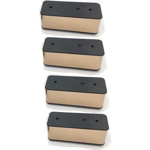 RectangleTriangle Gold black Furniture accessories Support Hardware Legs Plastic For Chair TV Cabinet Sofa Bed Cabinets