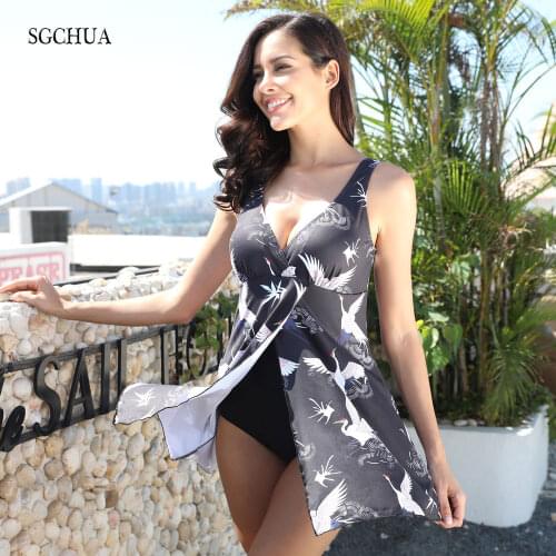 SGCHUA White One-piece Swimwear China