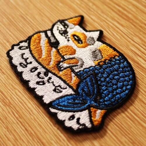 Japan Anime-Patches Cute Animal Patches DIY Cartoon Bottle Patch Iron-on Patch For Clothing Embroidery Applique Clothes Parches
