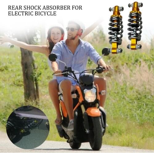 1 Pair 125mm Rear Shock Absorbers For Electric Bicycle Scooter,E Bike SpringRear Shocks Universal Motorcycle Accessories New