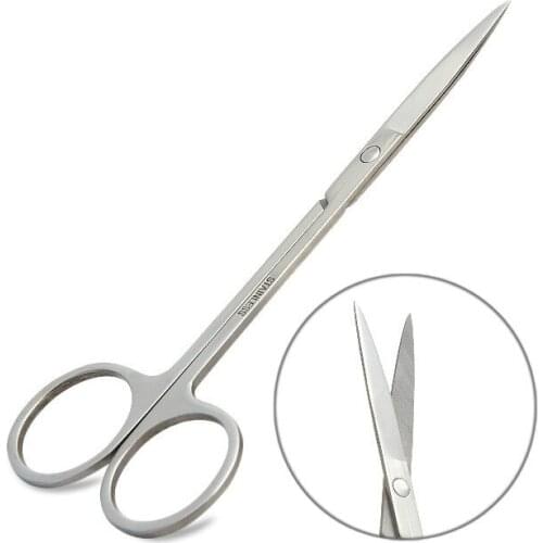 Factory wholesale quality Stainless steel beauty cutter eyebrow scissors makeup Eye brow Tweezer scissors 100pcs free shipping
