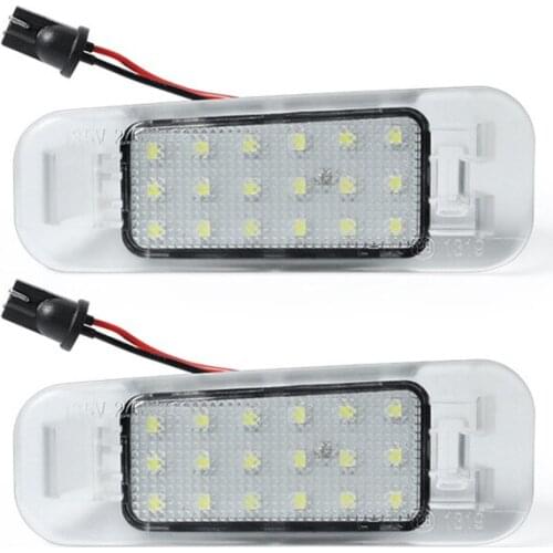 2Pcs LED Car License Plate Light Number Lights For Hyundai Elantra Stufenheck 2011 Sonata 15-18 For Kia Cadenza Cerato Forte