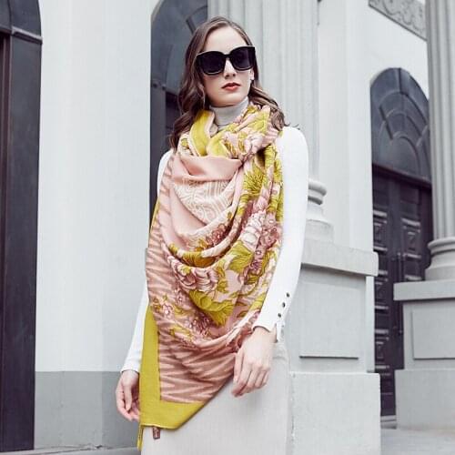 2019 Luxury Brand Scarf Unisex Female Male Best Quality Wool Cashmere Scarf Pashmina Tassels Women Men Wrap Large Size 245*110cm