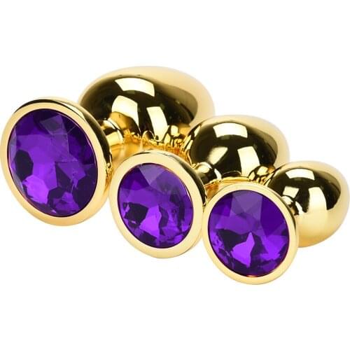 Anal toys,3pcs/Set Stainless Steel Metal Anal Plug Dildo Sex Toys Products Butt Plug Gay Anal Beads Small Medium Big