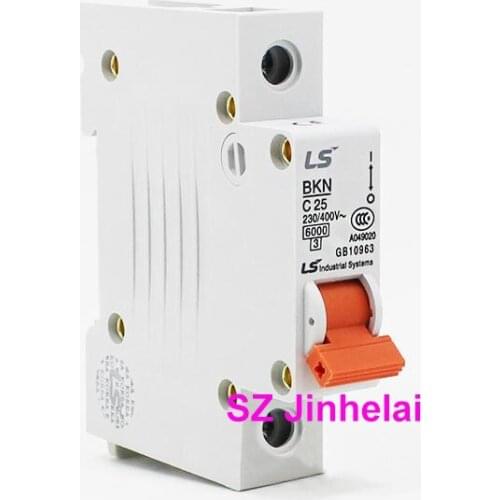 BKN 1P Authentic original BKN1P LS C type Circuit breaker BKN-1P Air switch C1A/2A/3A/4A/6A/10A/16A/20A/25A/32A/40A/50A/63A