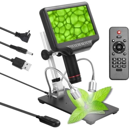 Andonstar AD407 Digital Microscope for Phone 270X 1080P High-Definition Microscope Camera 7 Inch Screen Microscope for Soldering