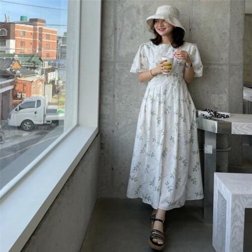 Retro Heavy Industry Embroidered Temperament Long Dress