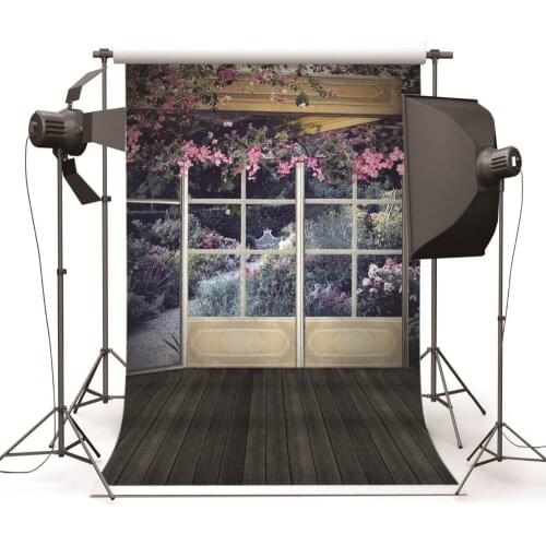 Customized Computer Printed Photography Background Indoor Window Wedding Vinyl Photographic Backdrop For Studio Photo Props