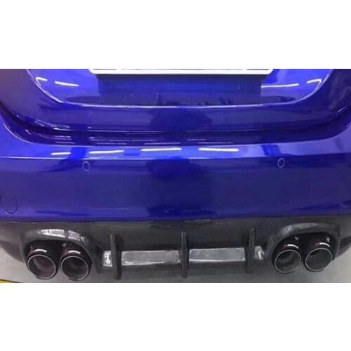 Carbon Fiber Rear Bumper Lip Auto Car Diffuser Fits For Jaguar XE XEL 2017 2018 2019