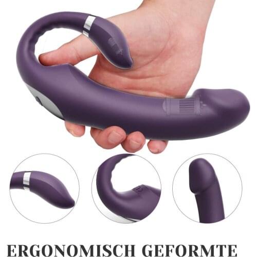 Clitoral Vibrator G Spot Wearable Vibrators C Shape Stimulator Adult Sex Toys with Remote Control for Women and Couples