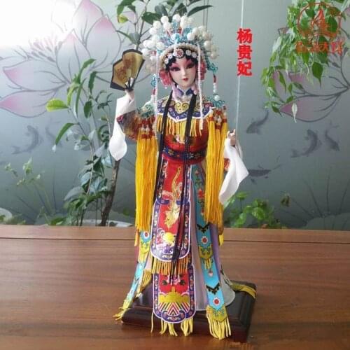 Handicrafts with Chinese Style Peking Opera Doll Boutique Doll Shop Decoration Room Furnishings High-end Gifts for Girl Friend