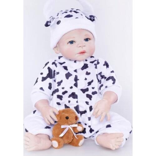 58cm Reborn Dolls Toddler Baby Dolls Lifelike Baby Toys Girl Boy Brinquedos New Year Christmas Birthdays Gift Toys Shower Doll