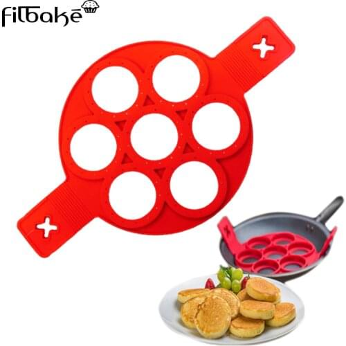 Fashion Style Baking Pancake Maker Silicone Egg Ring Molds Fantastic Fast Easy Way to Make Perfect Pancakes 2017 New Hot Product