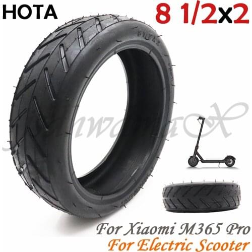 HOTA Thickenig 8 1/2x2 Tubeless Tire Outer Tube for Xiaomi Mijia M365 Electric Scooter 8.5 Inch 8.5x2 Vacuum Tyre Skateboard