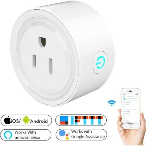 2018 New Smart Wifi Socket US Power Plug Mobile APP Remote Control Works For Amazon Alexa Google Home for Smart Life