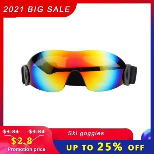 Eyewear Ski Goggles Men Women 2 Lens UV400 Anti-fog Skiing Snowmobile Snowboard Snow Skating Mask Ski Glasses