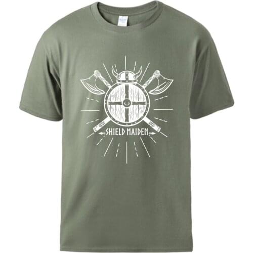 Odin Vikings Mens T shirt 2020 Hot Sell Man Brand Summer T shirts 100% Cotton Short Sleeve Streetwear Male Casual Loose T shirt