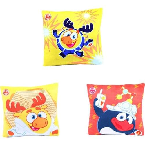 Multi-style Russia Anime Plush Toy Backrest Pillow Gogoriki PinCode Rabbit Pig Soft Stuffed Square Backrest Pillow Lovely Gift