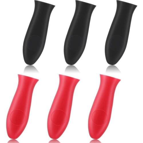 Silicone Handle Cover,Potholder for Cast Iron Skillet,Heat Resistant Pot Handle Sleeve,Heat Protectant for Pans