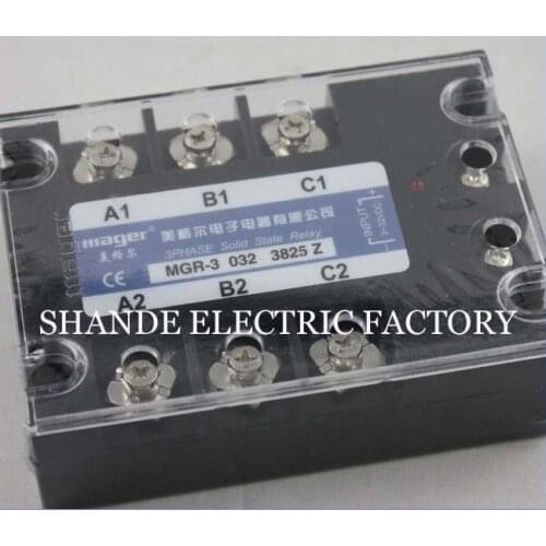 25A Three Phase AC solid state relay Load Voltage 380VAC, control vollage 3-32VDC ,free shipping