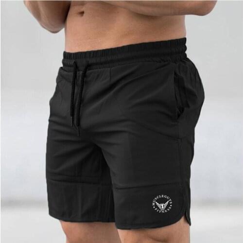 Gym Mens Mesh Bodybuilding Training Fashion Brand Workout Breathable Muscle Fitness Running Comfortable Plus Size Sports Shorts