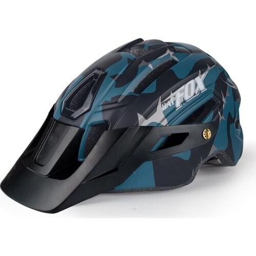 BATFOX Cycling Helmet Men Women Mountain Road Bike MTB Safety Ultralight Helmet EPS+PC With Light Capacete Cclismo Helmet