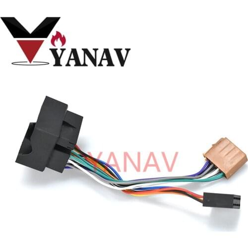 12-004 ISO RADIO ADAPTER CABLE FOR BMW 2001+/LAND ROVER Defender 2 2001+；Range Rover 2002-2006/ROVER 2001