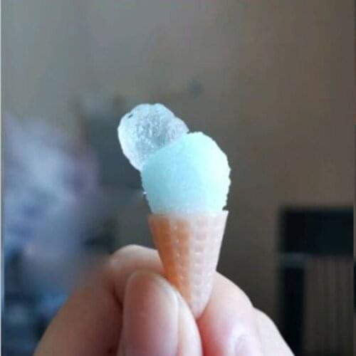 13MC 3D Mini Size Ice Cream Cone Keychain Resin Molds Popsicles Food Play Pendant Epoxy Resin Mold Jewelry Making Tools