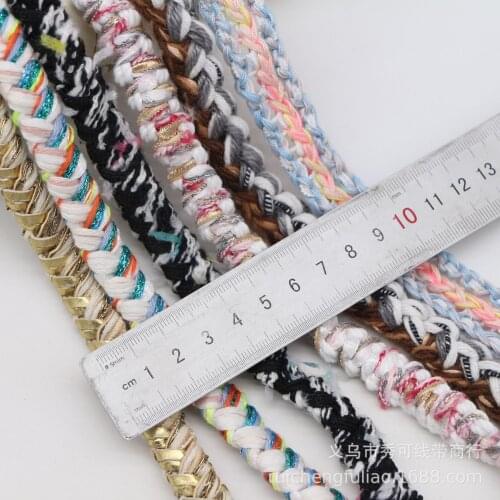 22yards/lot lace craft beads bridal pearls wedding trimming cording ribbon knit braid plait weave decorative weaving