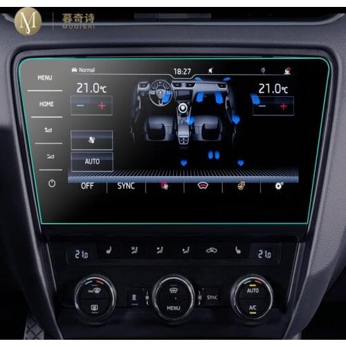 9.2 inch For Skoda Octavia A7 2017 2018 2019 Car GPS navigation Protective film LCD screen TPU film Screen protector decoration