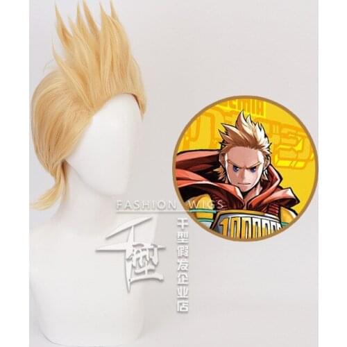 Anime My Hero Academia Mirio Toogata Million Cosplay Wig Boku No Hero Academia Cosplay BIG 3 Mirio Toogata Yellow Wigs