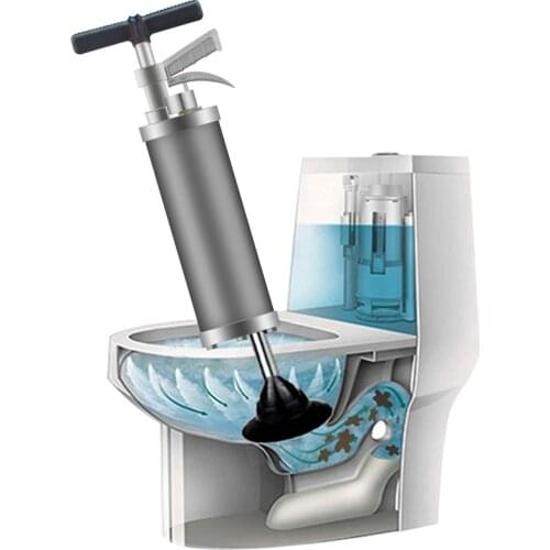 GY Dredge Sewer Channel Toilet Pipe Toilet Dredger Toilet Plunger Tool High Pressure Air Toilet Air Pressure