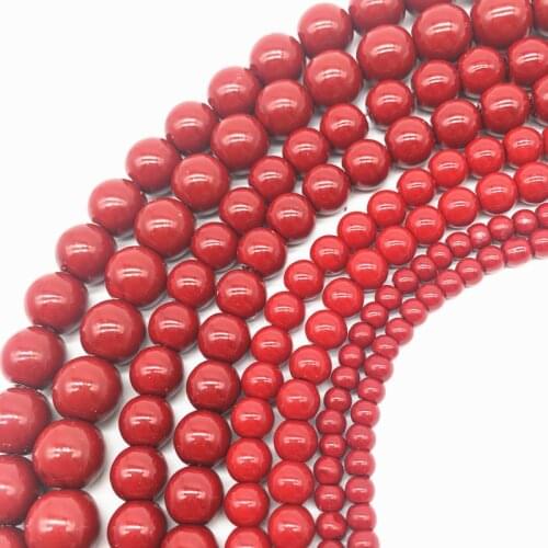 Wholesale 4/6/8/10mm Round Ball Loose Glass Pearl Spacer Charm Beads DIY Jewelry Making #09