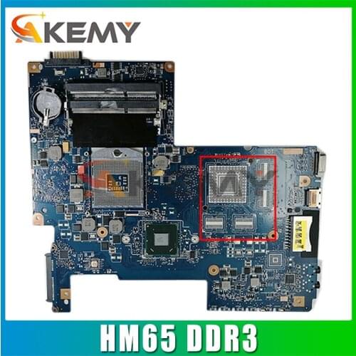 AKEMY H000032290 For TOSHIBA Satellite L775 L770 Laptop motherboard 08N1-0NA1Q00 HM65 DDR3 Notebook Mainboard