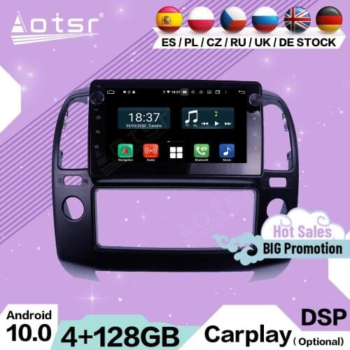128G Carplay Multimedia Stereo Android 10 For Nissan Navara 2006 2007 2008 2009 2010 2011 2012 GPS Navi Radio Receiver Head Unit