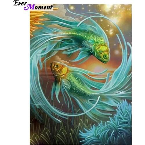 Fish big splash DIY 5D Diamond Painting Cross Stitch Kits Soulmate Diamond Mosaic Home Decor Diamonds Embroidery ASF485