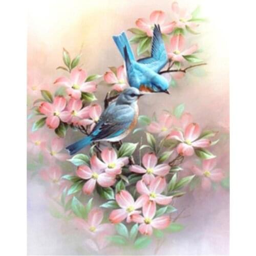 Animal Bird DIY Cross Stitch Embroidery 11CT Kits Needlework Craft Set Printed Canvas Cotton Thread Home Decoration Room